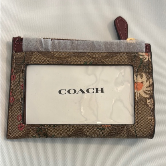 Coach Wildflower Card Holder/keychain - Picture 2 of 4